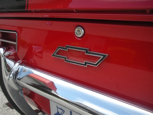 1969 Camaro Rear Panel Emblem, Bow Tie Logo, cLEAR to Reveal Body Paint ...