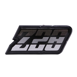 1980 - 1981 Camaro CHARCOAL Gray Z28 Gas Fuel Door Emblem