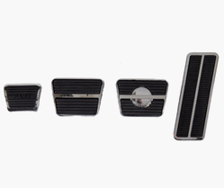 1967 - 1968 Camaro Pedal Pad Kit, Manual with Disc