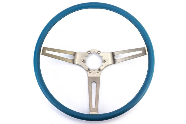 1967 - 1989 Camaro BLUE Grip Steering Wheel, 14 Inch Diameter