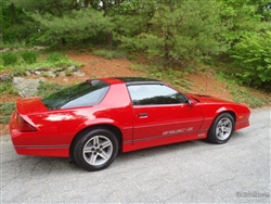 1985 - 1987 Camaro IROC-Z Decal Kit with Roll of Lower Body Stripes Set,  Silver and Black